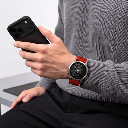 Pasek Tech-Protect Iconband Pro na Garmin Fenix 5X / 5X Plus / 6X / 6X Pro / 7X / 8 / 8 Pro / 9 / 9 Pro (47 mm) - czerwono-czarny_4