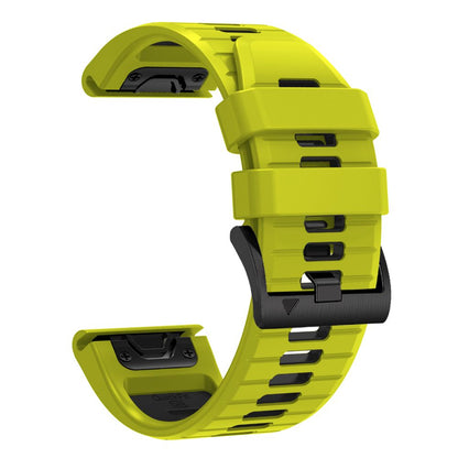Pasek Tech-Protect Iconband Pro na Garmin Fenix 5X / 5X Plus / 6X / 6X Pro / 7X / 8 / 8 Pro / 9 / 9 Pro (47 mm) - limonkowo-czarny_2