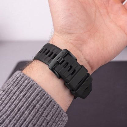 Pasek Tech-Protect Silicone na Garmin Fenix 5 / 6 / 6 Pro / 7 / 8 / 8 Pro / E / 9 / 9 Pro (47 mm) - czarny_5