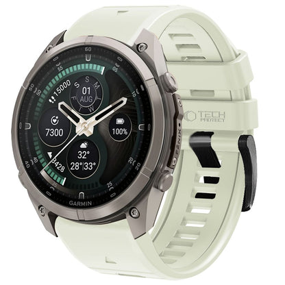 Pasek Tech-Protect Silicone na Garmin Fenix 5 / 6 / 6 Pro / 7 / 8 / 8 Pro / E / 9 / 9 Pro (47 mm) - szary_0