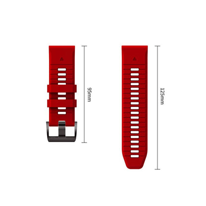Pasek Tech-Protect Silicone na Garmin Fenix 5 / 6 / 6 Pro / 7 / 8 / 8 Pro / E / 9 / 9 Pro (47 mm) - czerwony_3