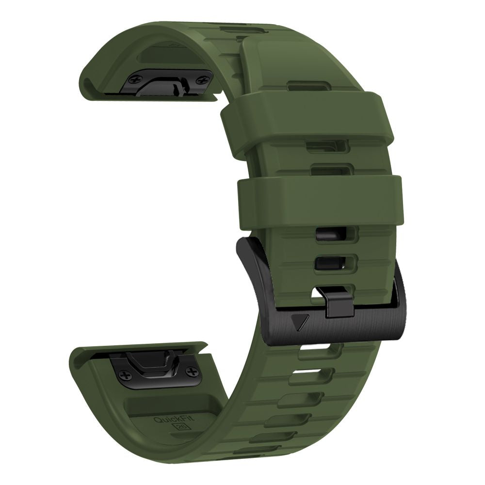 Pasek Tech-Protect Silicone na Garmin Fenix 5 / 6 / 6 Pro / 7 / 8 / 8 Pro / E / 9 / 9 Pro (47 mm) - zielony_2