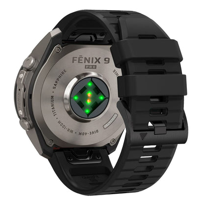 Pasek Tech-Protect Silicone na Garmin Fenix 5 / 6 / 6 Pro / 7 / 8 / 8 Pro / E / 9 / 9 Pro (51 mm) - czarny_1
