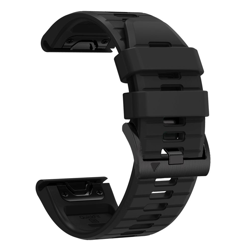 Pasek Tech-Protect Silicone na Garmin Fenix 5 / 6 / 6 Pro / 7 / 8 / 8 Pro / E / 9 / 9 Pro (51 mm) - czarny_2