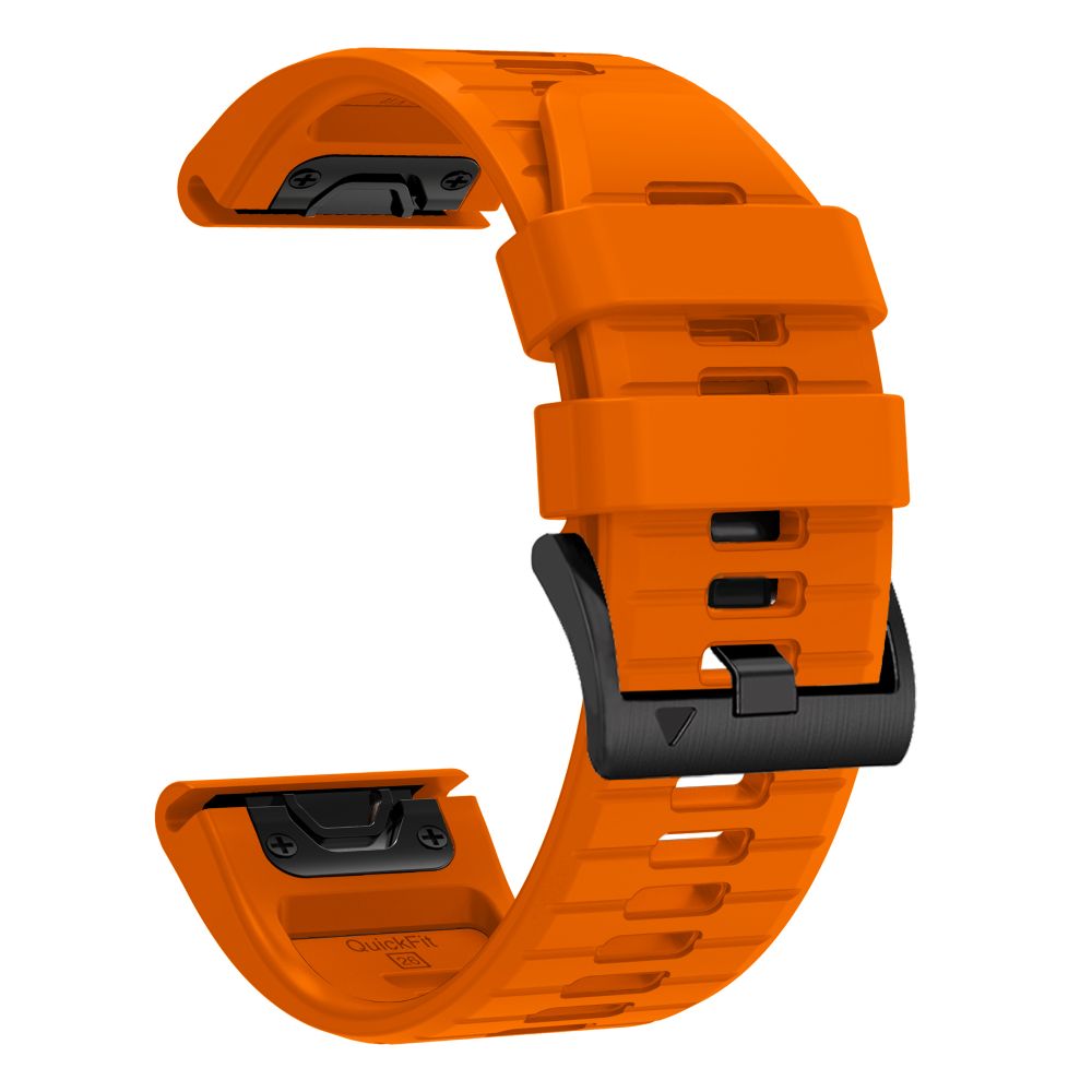 Pasek Tech-Protect Silicone na Garmin Fenix 5 / 6 / 6 Pro / 7 / 8 / 8 Pro / E / 9 / 9 Pro (51 mm) - pomarańczowy_2
