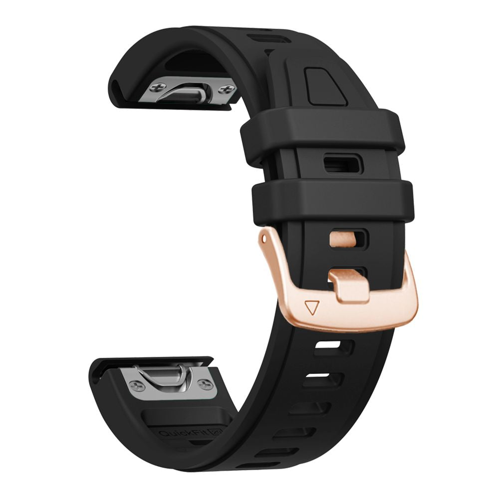 Pasek Tech-Protect Silicone na Garmin Fenix 5S / 5S Plus / 6S / 6S Pro / 7S / 8 / 9 / 9 Pro (43 mm) - czarny_2