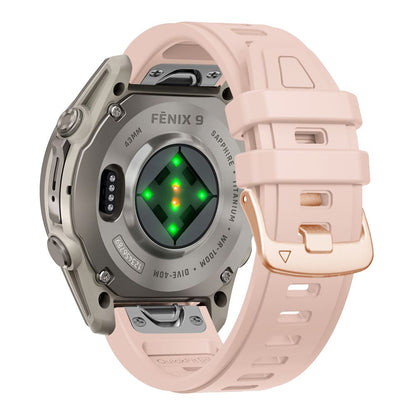 Pasek Tech-Protect Silicone na Garmin Fenix 5S / 5S Plus / 6S / 6S Pro / 7S / 8 / 9 / 9 Pro (43 mm) - różowy_1