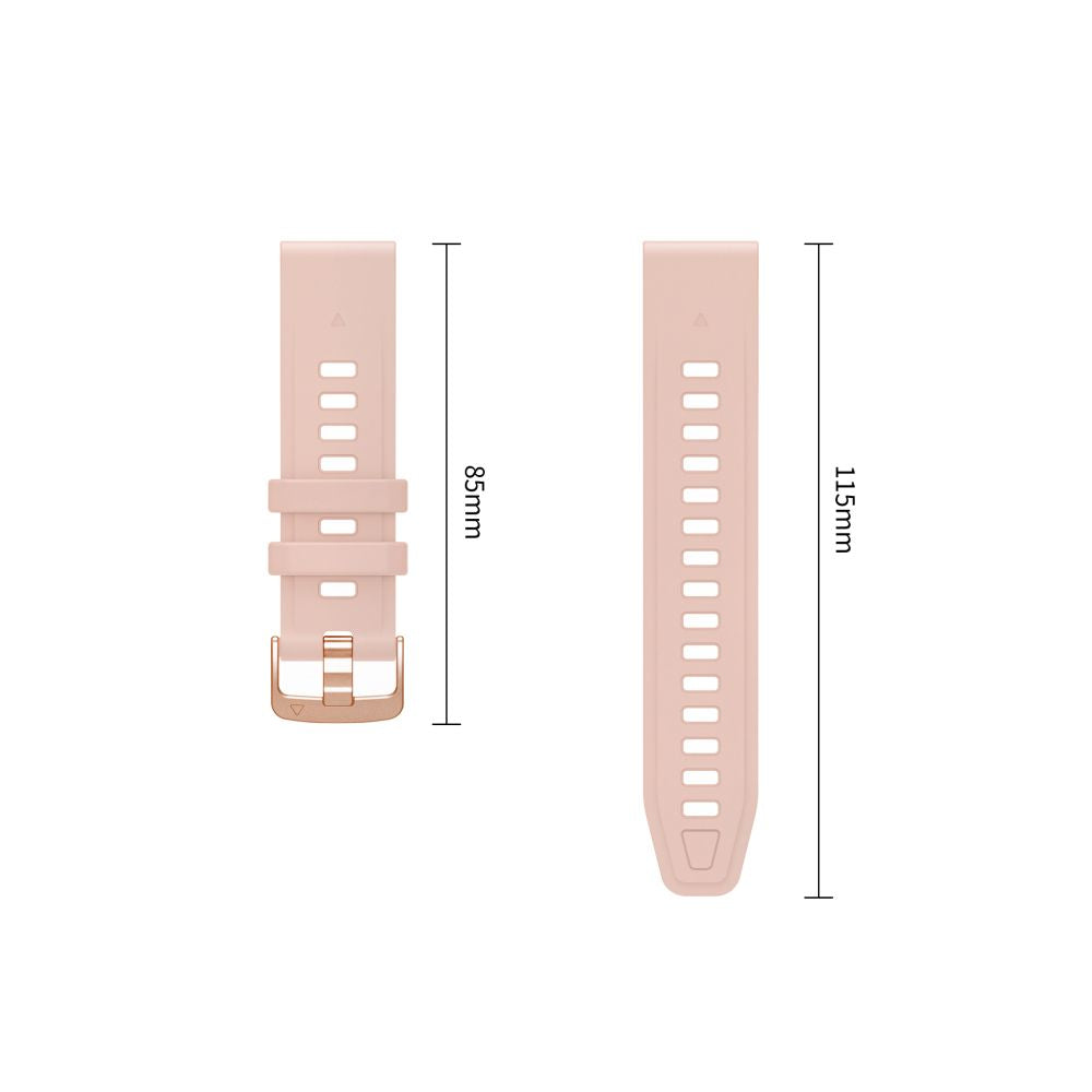 Pasek Tech-Protect Silicone na Garmin Fenix 5S / 5S Plus / 6S / 6S Pro / 7S / 8 / 9 / 9 Pro (43 mm) - różowy_3
