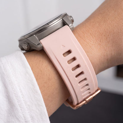 Pasek Tech-Protect Silicone na Garmin Fenix 5S / 5S Plus / 6S / 6S Pro / 7S / 8 / 9 / 9 Pro (43 mm) - różowy_7