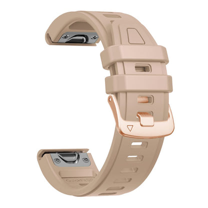 Pasek Tech-Protect Silicone na Garmin Fenix 5S / 5S Plus / 6S / 6S Pro / 7S / 8 / 9 / 9 Pro (43 mm) - beżowy_2