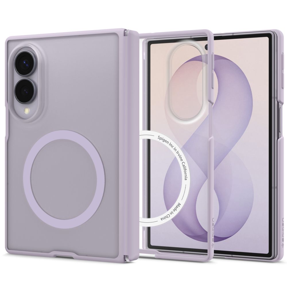 Etui Spigen AirSkin Zero MagFit na Samsung Galaxy Z Fold 8 - jasnofioletowy matowy_0