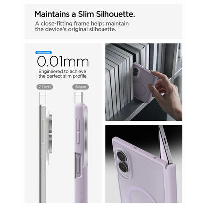 Etui Spigen AirSkin Zero MagFit na Samsung Galaxy Z Fold 8 - jasnofioletowy matowy_9