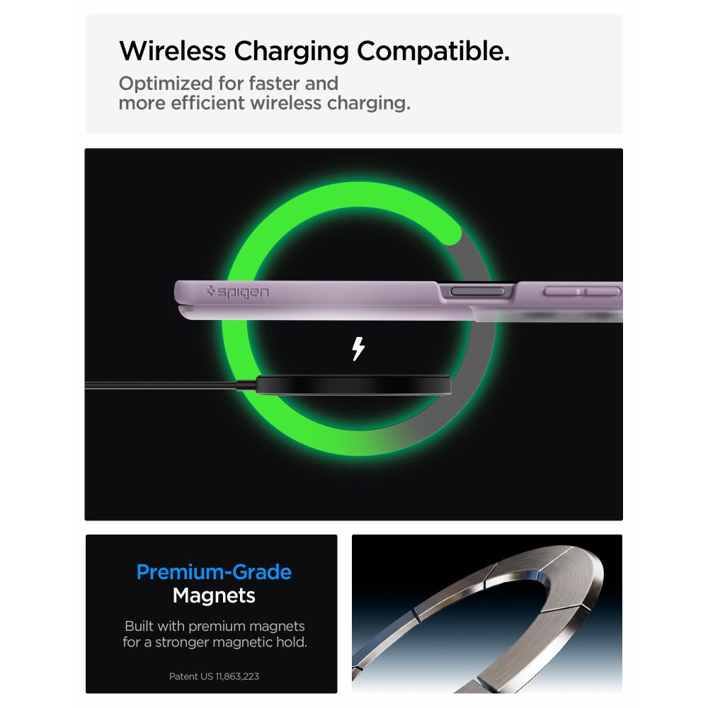 Etui Spigen AirSkin Zero MagFit na Samsung Galaxy Z Fold 8 - jasnofioletowy matowy_11