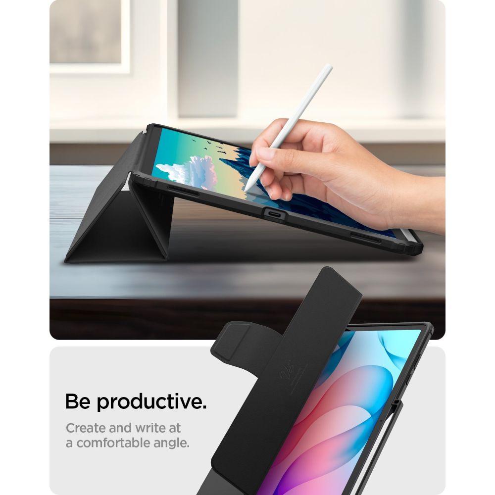 Etui Spigen Ultra Hybrid Pro na Samsung Galaxy Tab S12+ - czarne_10