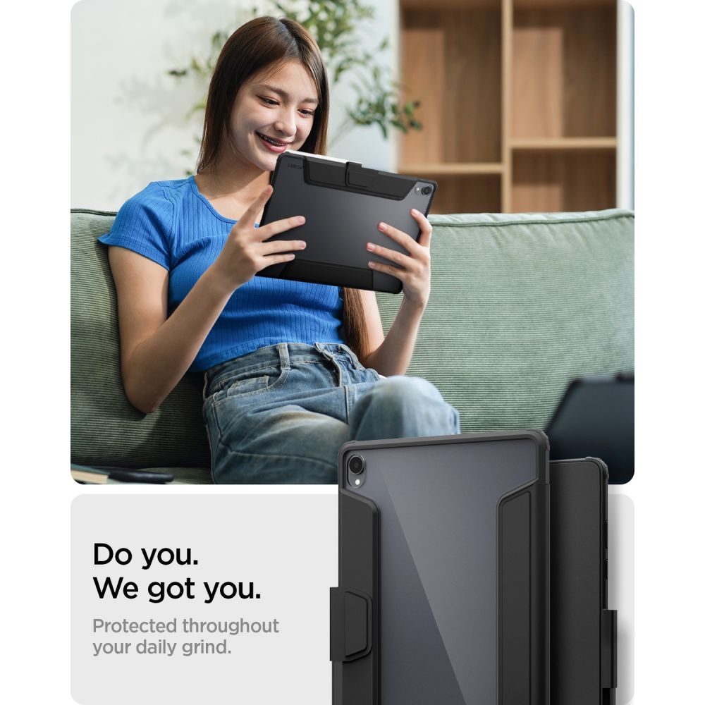 Etui Spigen Ultra Hybrid Pro na Samsung Galaxy Tab S12+ - czarne_8