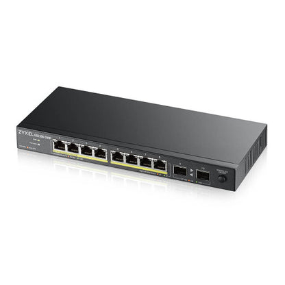 Zyxel GS1100-10HP v2 No administrado Gigabit Ethernet (10/100/1000) Energía sobre Ethernet (PoE) Negro_1