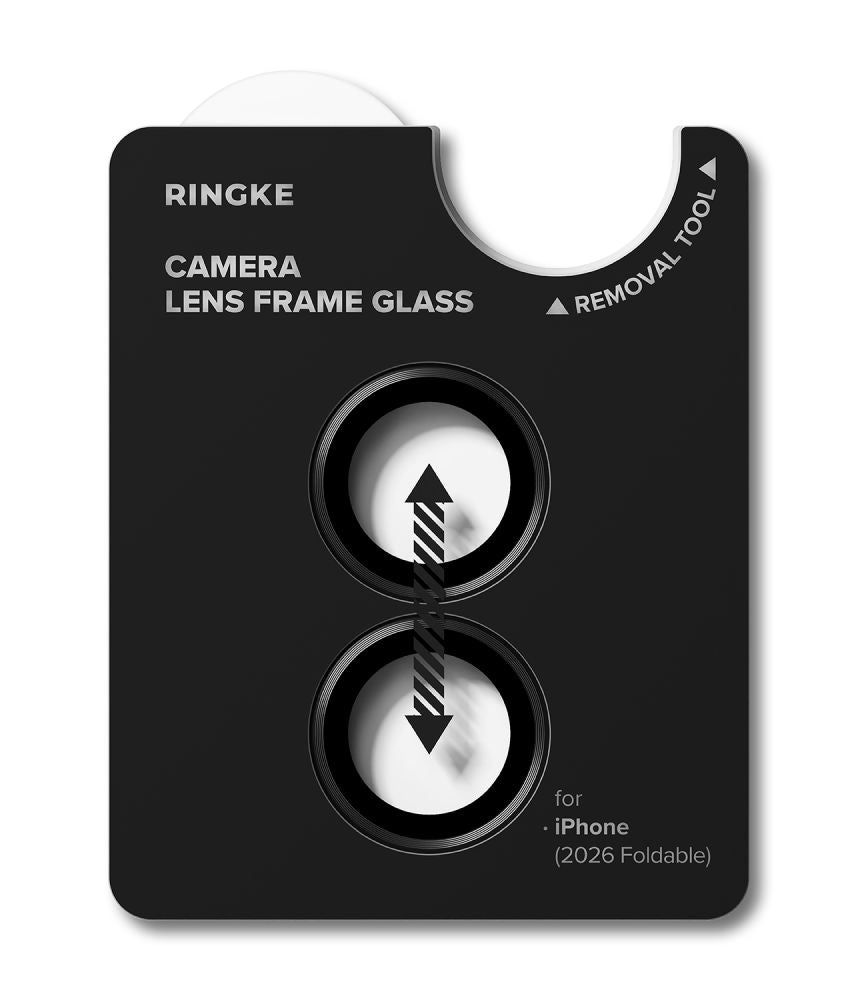 Szkło hartowane na aparat Ringke Camera Frame Protector 2-Pack na iPhone Duo - czarne_3