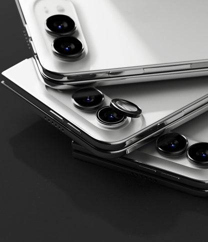 Szkło hartowane na aparat Ringke Camera Frame Protector 2-Pack na iPhone Duo - czarne_4