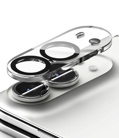 Szkło hartowane na aparat Ringke Camera Full Cover 2-Pack na iPhone Duo - czarne_1