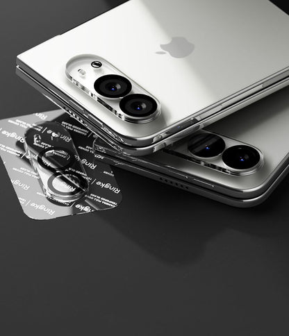 Szkło hartowane na aparat Ringke Camera Full Cover 2-Pack na iPhone Duo - czarne_3