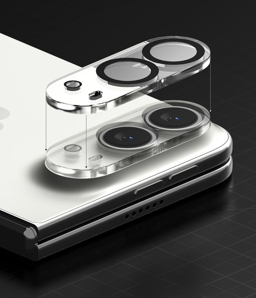 Szkło hartowane na aparat Ringke Camera Full Cover 2-Pack na iPhone Duo - czarne_4