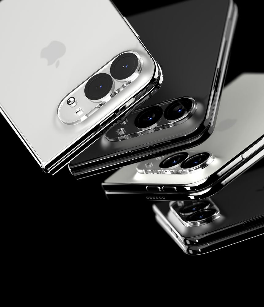 Szkło hartowane na aparat Ringke Camera Full Cover 2-Pack na iPhone Duo - czarne_5