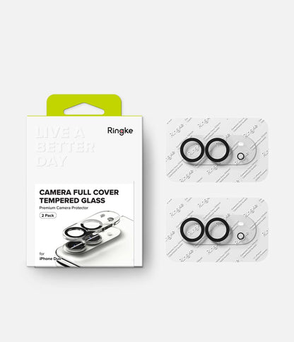 Szkło hartowane na aparat Ringke Camera Full Cover 2-Pack na iPhone Duo - czarne_6