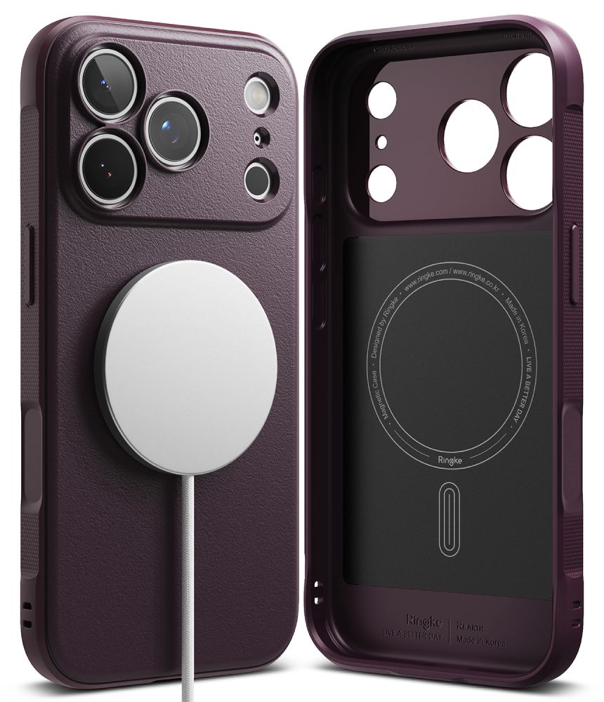 Etui Ringke Onyx Magsafe na ipHone 18 Pro Max / 17 Pro Max - burgundowe_1