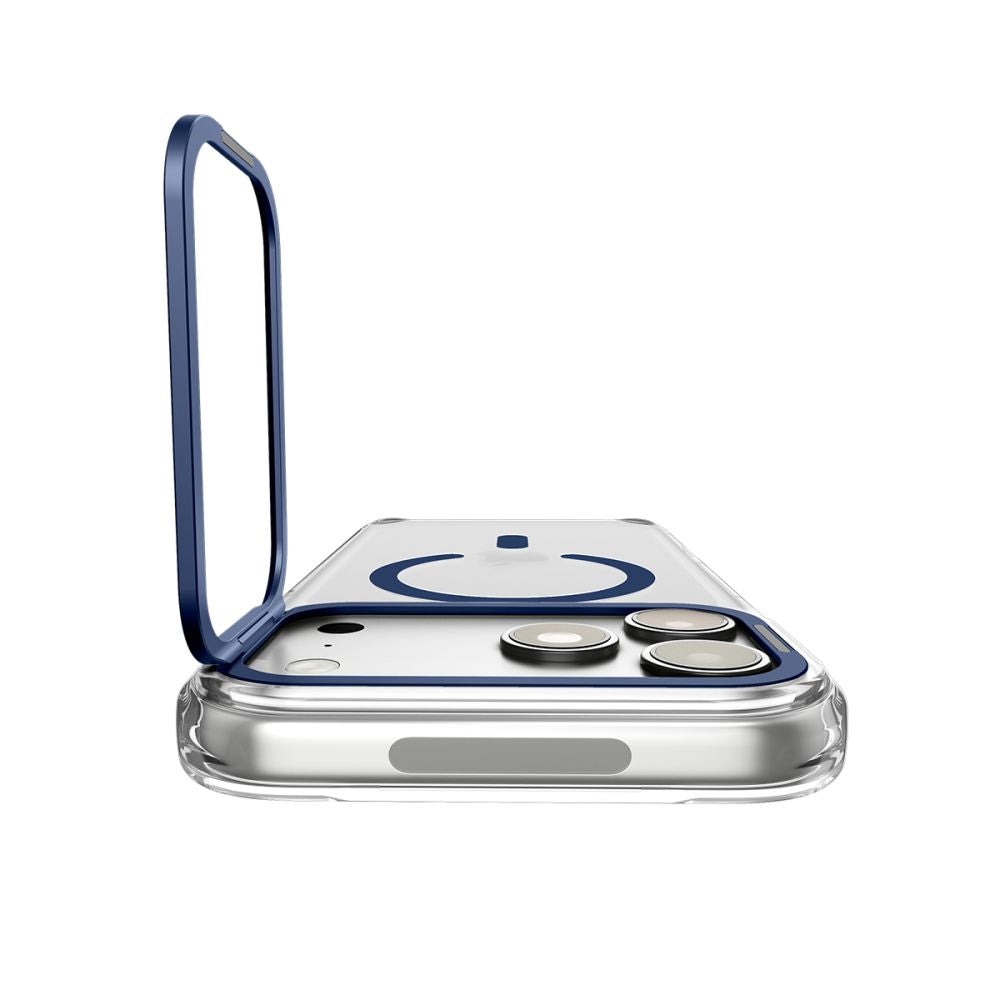 Hard Case Spigen Ultra Hybrid Optik S com MagSafe / Transparente Azul Profundo / ACS11922_4