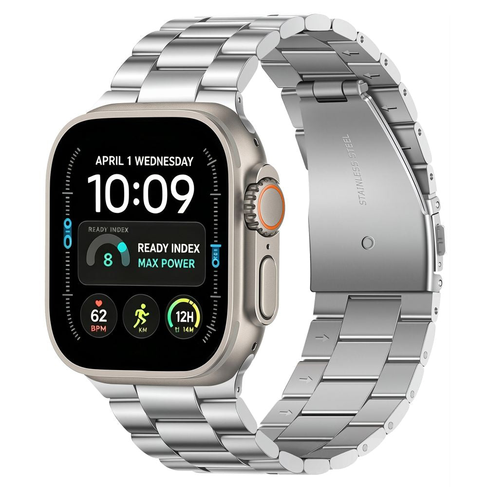 Bransoleta Tech-Protect Stainless na Apple Watch 44 / 45 / 46 / 49 mm - srebrna_0