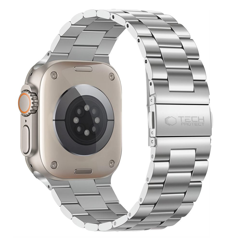 Bransoleta Tech-Protect Stainless na Apple Watch 44 / 45 / 46 / 49 mm - srebrna_1