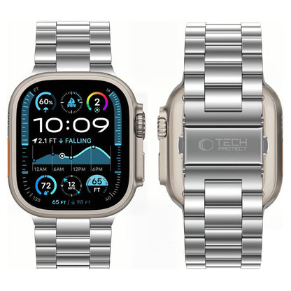 Bransoleta Tech-Protect Stainless na Apple Watch 44 / 45 / 46 / 49 mm - srebrna_2