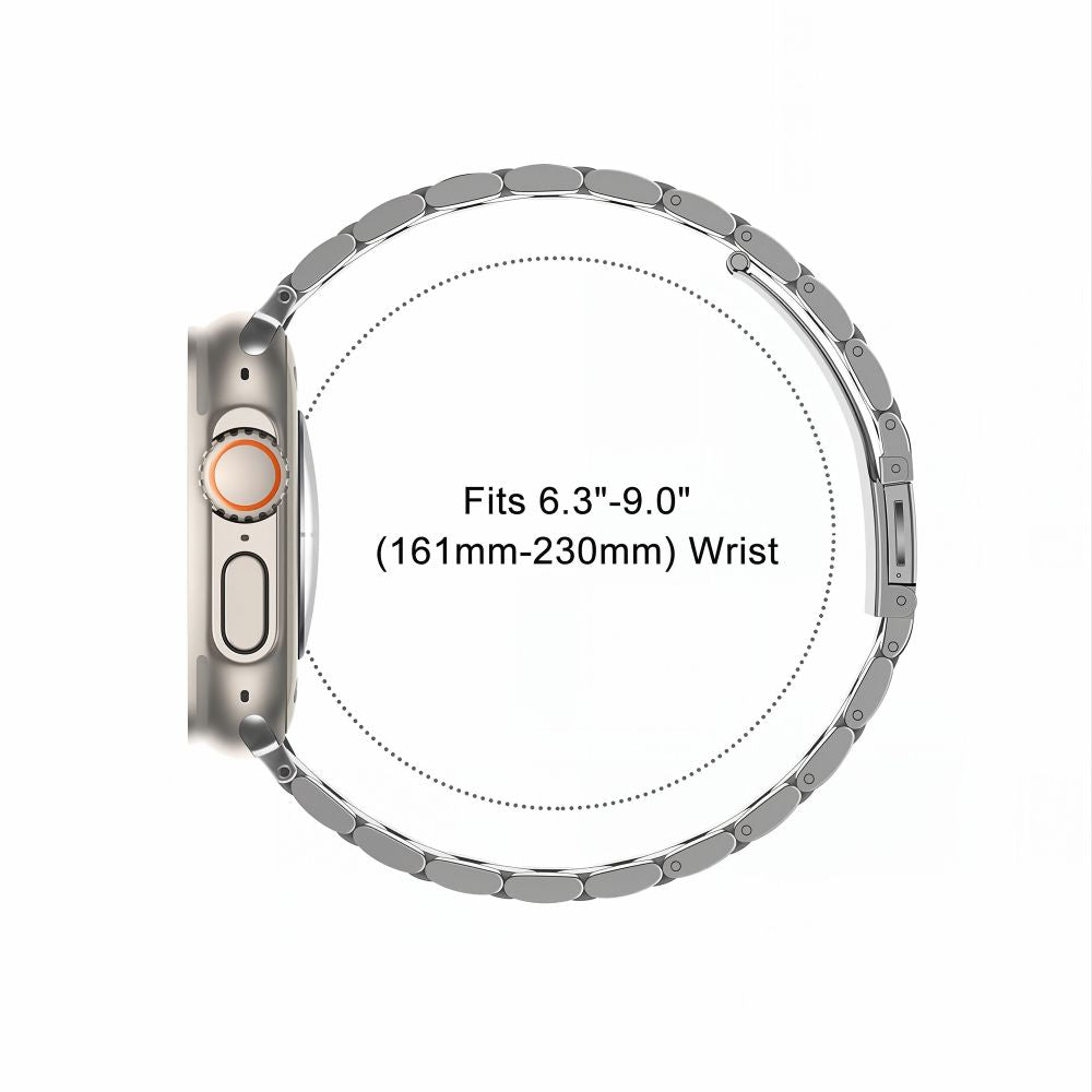 Bransoleta Tech-Protect Stainless na Apple Watch 44 / 45 / 46 / 49 mm - srebrna_3