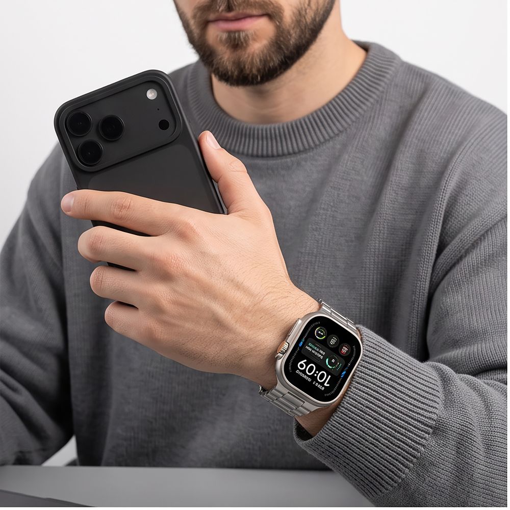 Bransoleta Tech-Protect Stainless na Apple Watch 44 / 45 / 46 / 49 mm - srebrna_4