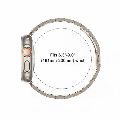 Bransoleta Tech-Protect Stainless na Apple Watch 44 / 45 / 46 / 49 mm - srebrno-złoty_3