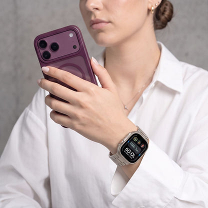 Bransoleta Tech-Protect Stainless na Apple Watch 44 / 45 / 46 / 49 mm - srebrno-złoty_4