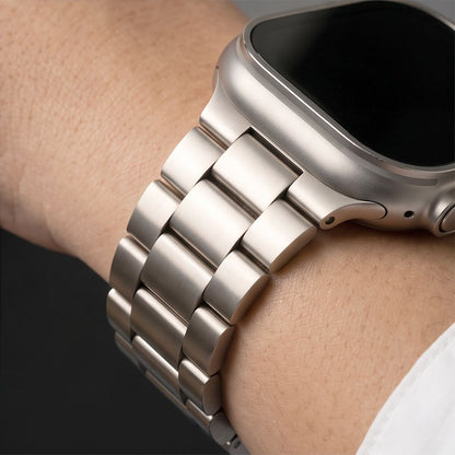 Bransoleta Tech-Protect Stainless na Apple Watch 44 / 45 / 46 / 49 mm - srebrno-złoty_8