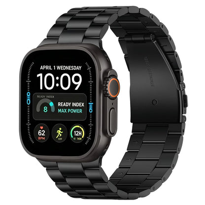 Bransoleta Tech-Protect Stainless na Apple Watch 44 / 45 / 46 / 49 mm - czarna_0