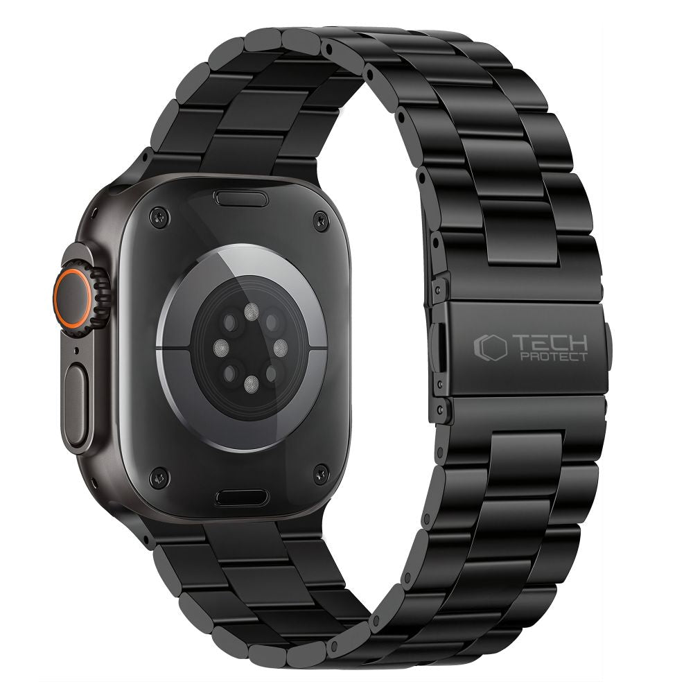 Bransoleta Tech-Protect Stainless na Apple Watch 44 / 45 / 46 / 49 mm - czarna_1