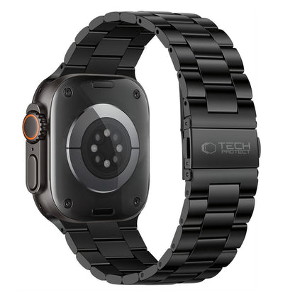 Bransoleta Tech-Protect Stainless na Apple Watch 44 / 45 / 46 / 49 mm - czarna_1