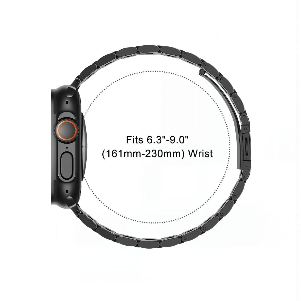 Bransoleta Tech-Protect Stainless na Apple Watch 44 / 45 / 46 / 49 mm - czarna_3