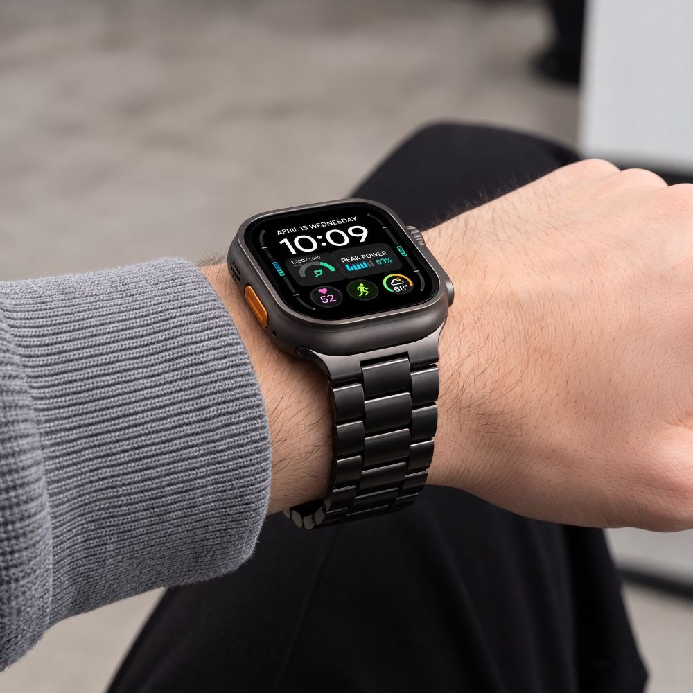 Bransoleta Tech-Protect Stainless na Apple Watch 44 / 45 / 46 / 49 mm - czarna_6