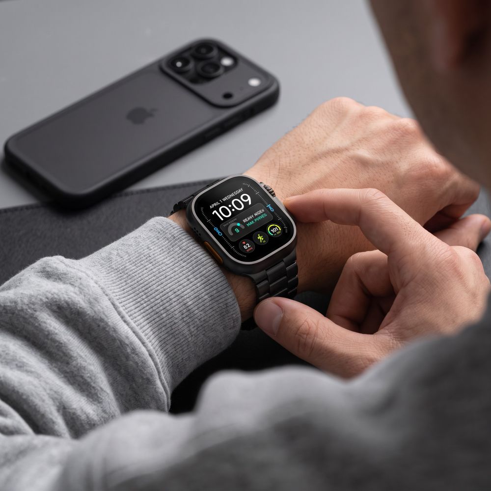 Bransoleta Tech-Protect Stainless na Apple Watch 44 / 45 / 46 / 49 mm - czarna_7
