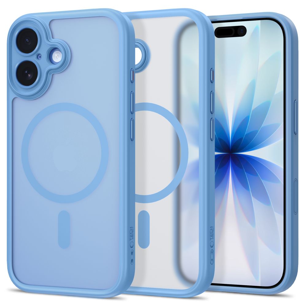 Etui Tech-Protect MagPeak MagSafe CC na iPhone 17 - niebieskie matowe_0