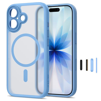 Etui Tech-Protect MagPeak MagSafe CC na iPhone 17 - niebieskie matowe_1
