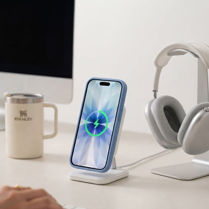 Etui Tech-Protect MagPeak MagSafe CC na iPhone 17 - niebieskie matowe_8