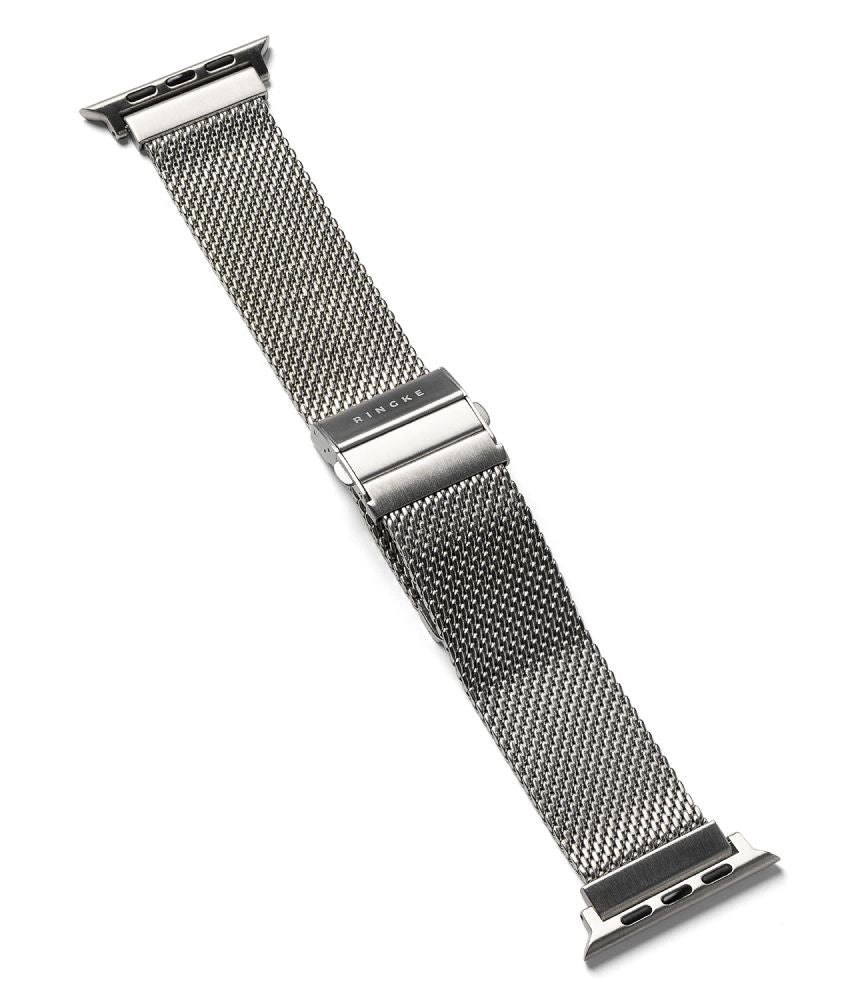 Bransoleta Ringke Metal One Mesh na Apple Watch 44 / 45 / 46 / 49 mm - srebrna_1
