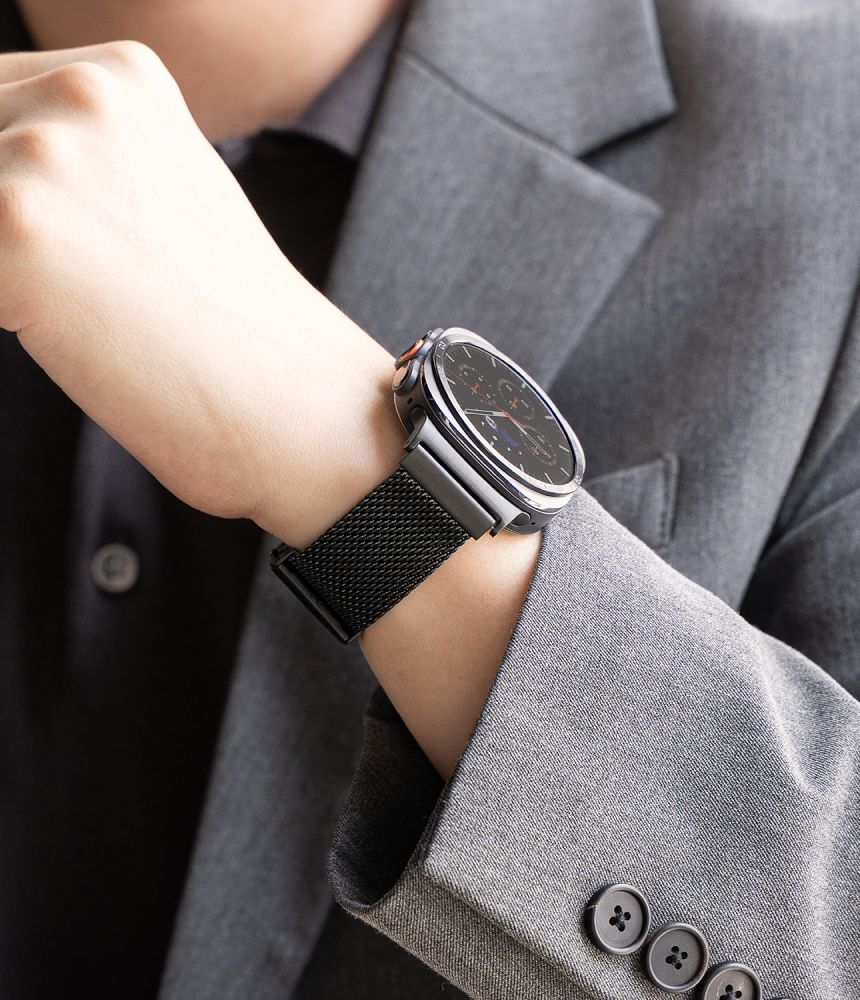Bransoleta Ringke Metal One Mesh na Samsung Galaxy Watch Ultra 47 mm - czarna_2