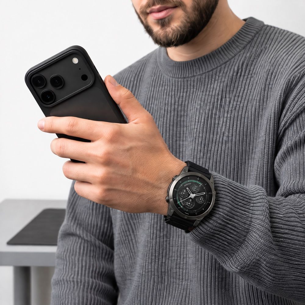 Pasek Tech-Protect NylonLoop na Garmin Fenix 5X / 5X Plus / 6X / 6X Pro / 7X / 8 / 8 Pro / 9 / 9 Pro (51 mm) - czarny_3