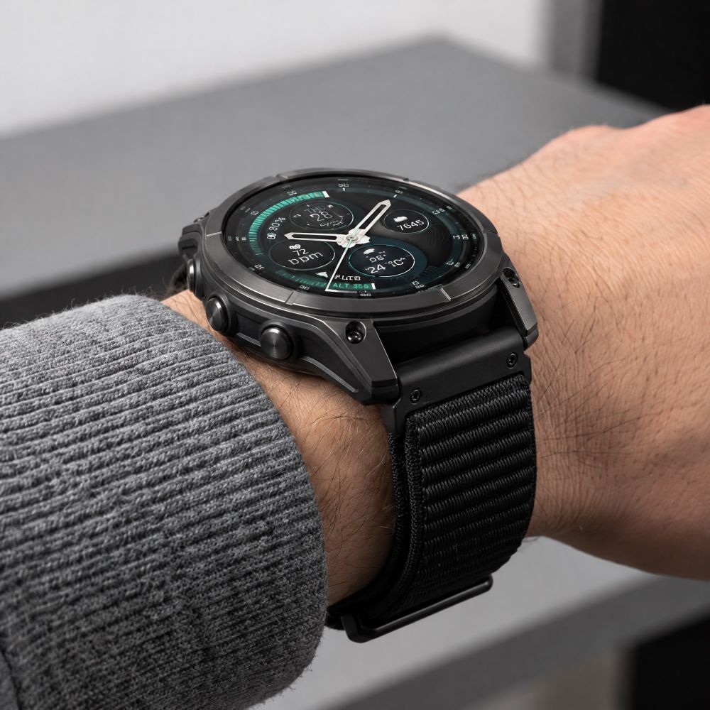 Pasek Tech-Protect NylonLoop na Garmin Fenix 5X / 5X Plus / 6X / 6X Pro / 7X / 8 / 8 Pro / 9 / 9 Pro (51 mm) - czarny_6